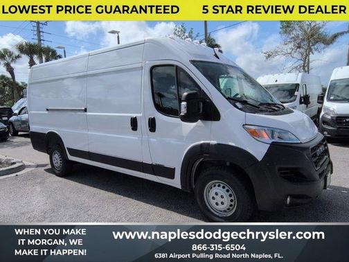 Bright White Clearcoat 2025 RAM ProMaster 3500 High Roof
