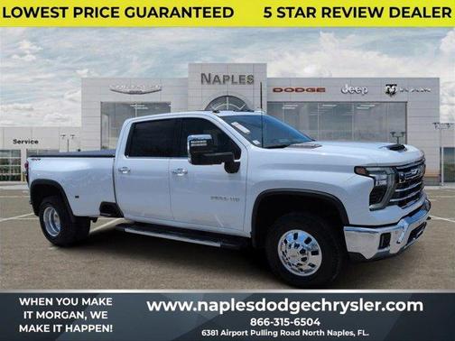 Summit White 2024 Chevrolet Silverado 3500 LTZ