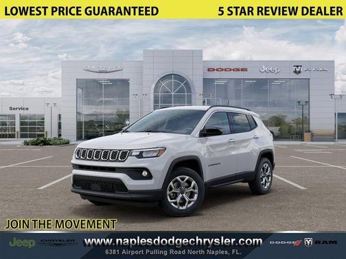Bright White Clearcoat 2026 Jeep Compass Latitude