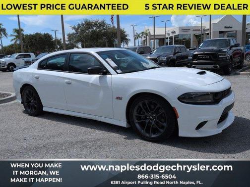 White Knuckle Clearcoat 2023 Dodge Charger Scat Pack