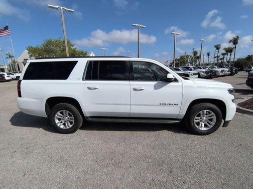 Summit White 2019 Chevrolet Suburban LT