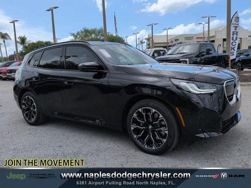 Black Sapphire Metallic 2025 BMW X3 M50 xDrive