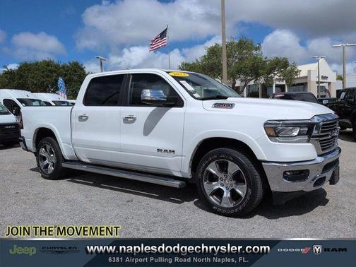 Bright White Clearcoat 2022 RAM 1500 Laramie