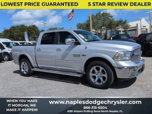 Bright Silver Clearcoat Metallic 2017 RAM 1500 Laramie