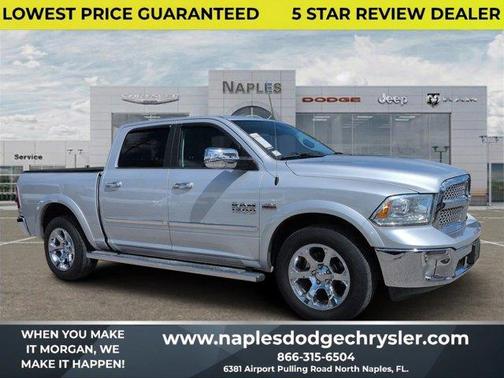 Bright Silver Clearcoat Metallic 2017 RAM 1500 Laramie