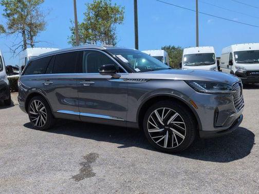 Gray Metallic 2025 Lincoln Aviator Reserve AWD