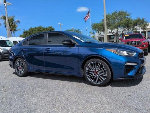 Deep Sea Blue 2021 Kia Forte GT