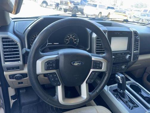 White Platinum Tri-Coat Metallic 2015 Ford F-150 Lariat