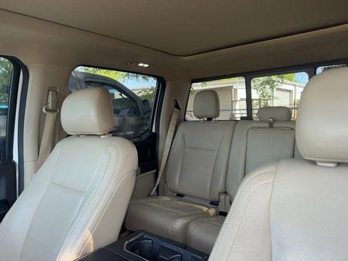 White Platinum Tri-Coat Metallic 2015 Ford F-150 Lariat