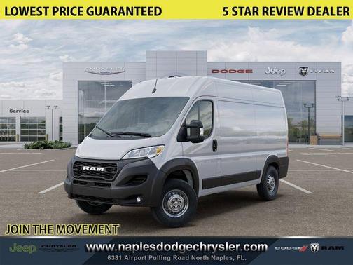 Bright White Clearcoat 2026 RAM ProMaster 2500 High Roof