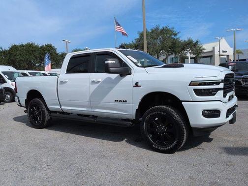 Bright White Clearcoat 2025 RAM 3500 Laramie