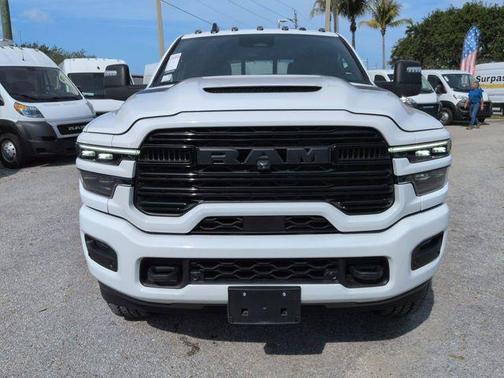 Bright White Clearcoat 2025 RAM 3500 Laramie