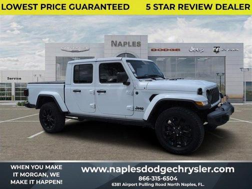 Bright White Clearcoat 2025 Jeep Gladiator Sport