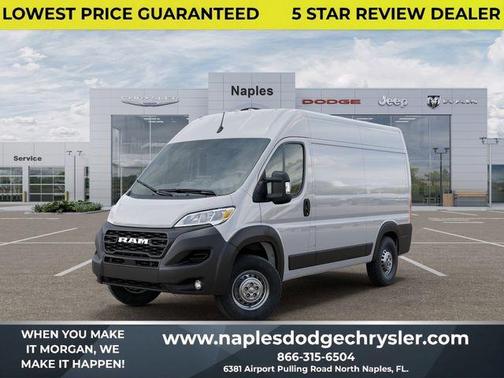 Bright White Clearcoat 2026 RAM ProMaster 2500 High Roof