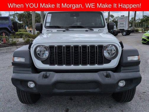 Bright White Clearcoat 2024 Jeep Wrangler Sport