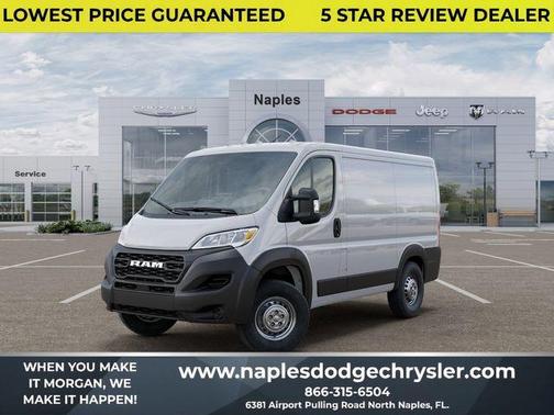 Bright White Clearcoat 2026 RAM ProMaster 1500 Low Roof