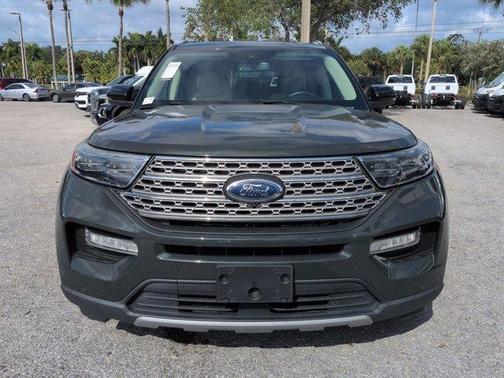 Green Metallic 2022 Ford Explorer Limited