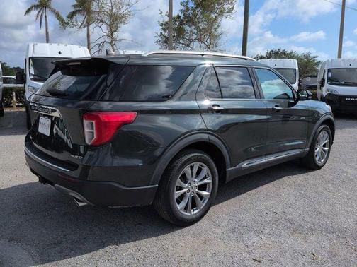 Green Metallic 2022 Ford Explorer Limited