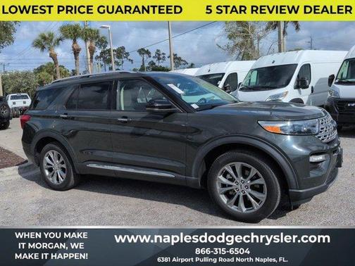 Green Metallic 2022 Ford Explorer Limited