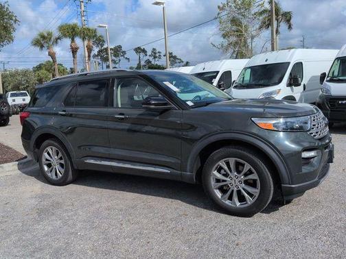Green Metallic 2022 Ford Explorer Limited