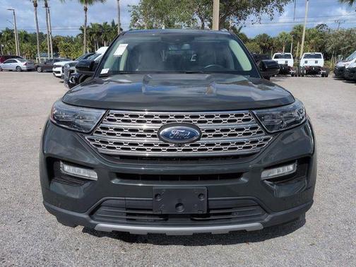Green Metallic 2022 Ford Explorer Limited