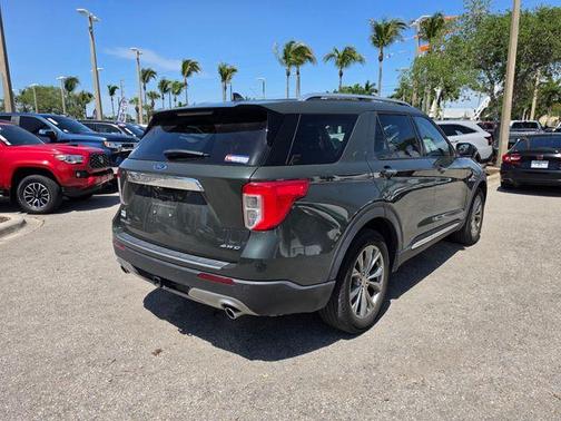 Green Metallic 2022 Ford Explorer Limited