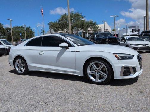 Ibis White 2021 Audi A5 45 S line Premium Plus