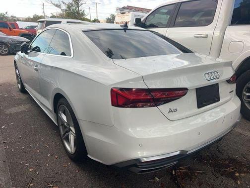 Ibis White 2021 Audi A5 45 S line Premium Plus