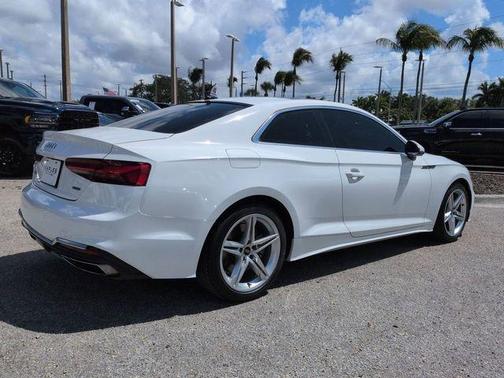 Ibis White 2021 Audi A5 45 S line Premium Plus