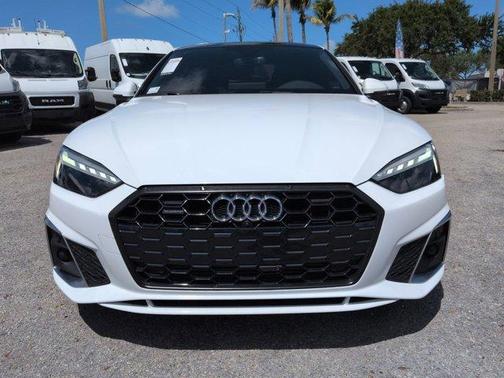 Ibis White 2021 Audi A5 45 S line Premium Plus