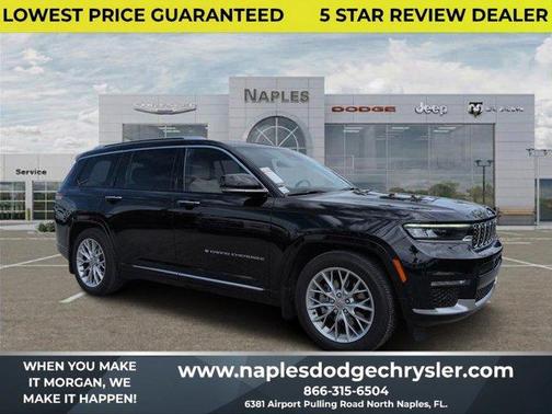 Diamond Black 2022 Jeep Grand Cherokee L Summit