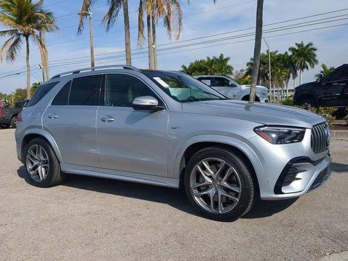 Cirrus Silver Metallic 2025 Mercedes-Benz AMG GLE 53 Base