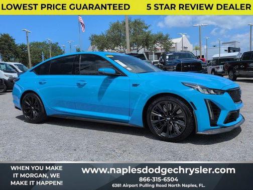 Electric Blue 2023 Cadillac CT5-V Blackwing