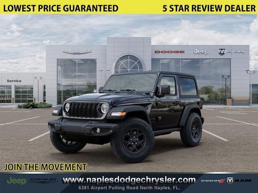 Black Clearcoat 2026 Jeep Wrangler Sport