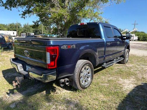 Blue 2017 Ford F-250 Lariat