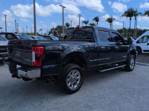 Blue 2017 Ford F-250 Lariat
