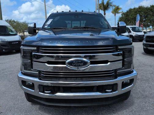 Blue 2017 Ford F-250 Lariat