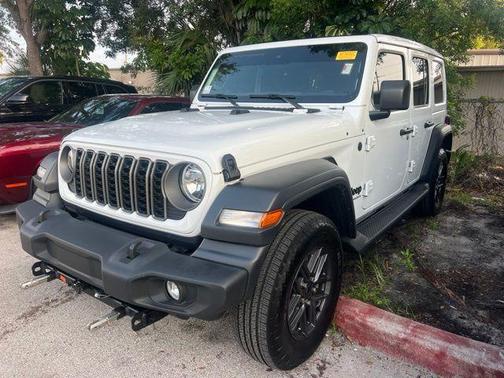Bright White Clearcoat 2025 Jeep Wrangler Sport