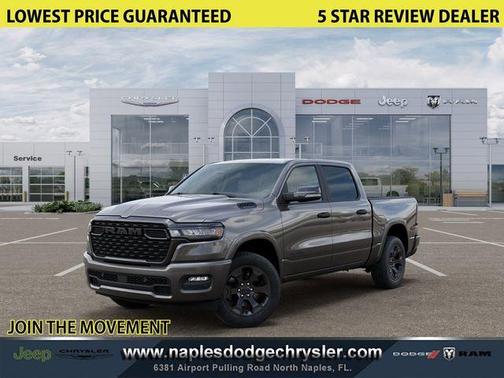 Granite Crystal Clearcoat Metallic 2026 RAM 1500 Big Horn Truck