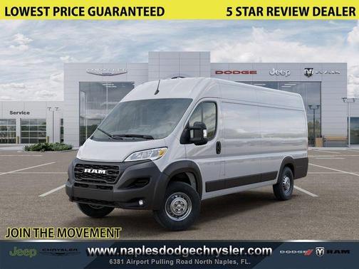 Bright White Clearcoat 2026 RAM ProMaster 3500 High Roof