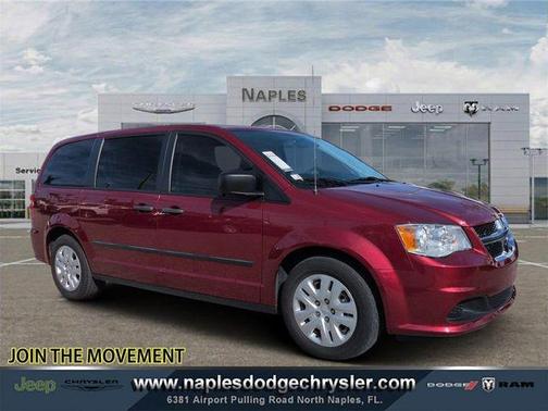 Deep Cherry Red Crystal Pearlcoat 2015 Dodge Grand Caravan AVP/SE