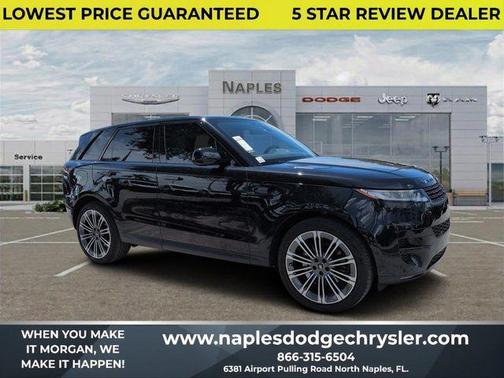 Santorini Black 2025 Land Rover Range Rover Sport P360 SE