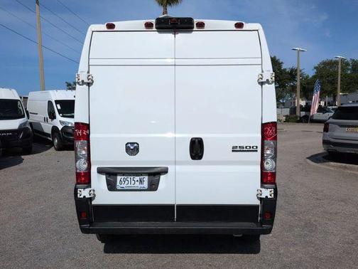 Bright White Clearcoat 2025 RAM ProMaster 2500 High Roof