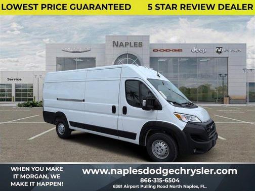 Bright White Clearcoat 2025 RAM ProMaster 3500 High Roof
