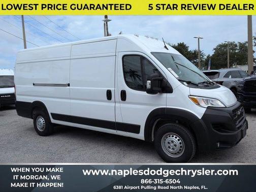 Bright White Clearcoat 2025 RAM ProMaster 3500 High Roof