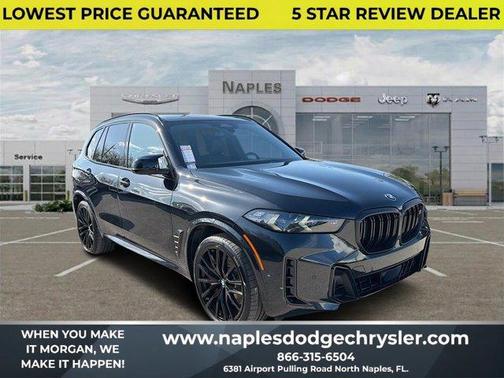 Black Sapphire Metallic 2024 BMW X5 M60i