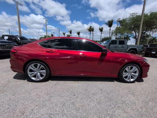 Performance Red Pearl 2021 Acura TLX Technology