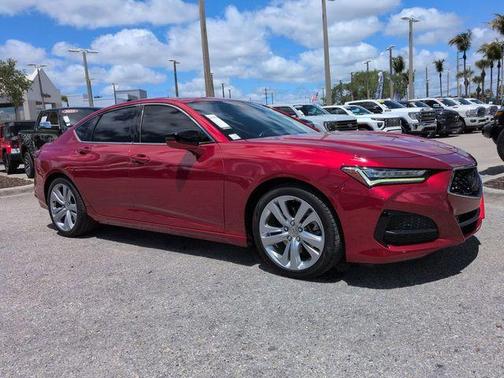 Performance Red Pearl 2021 Acura TLX Technology