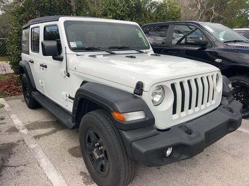 Bright White Clearcoat 2023 Jeep Wrangler Sport
