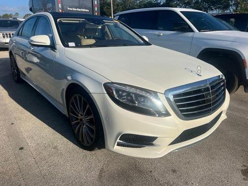 White 2016 Mercedes-Benz S-Class S 550